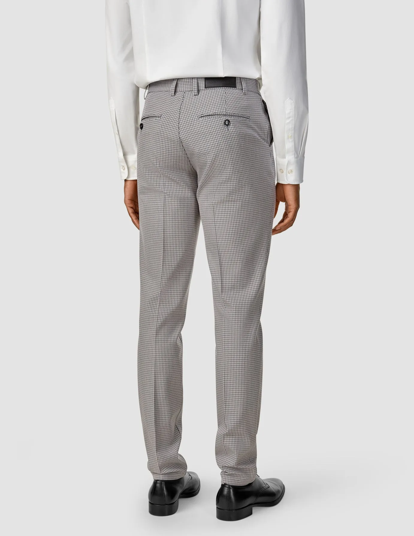 Essential Suit Pants Regular Duo Check Blue