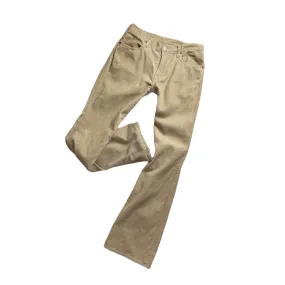 EVISU : CORDUROY FLARED PANTS