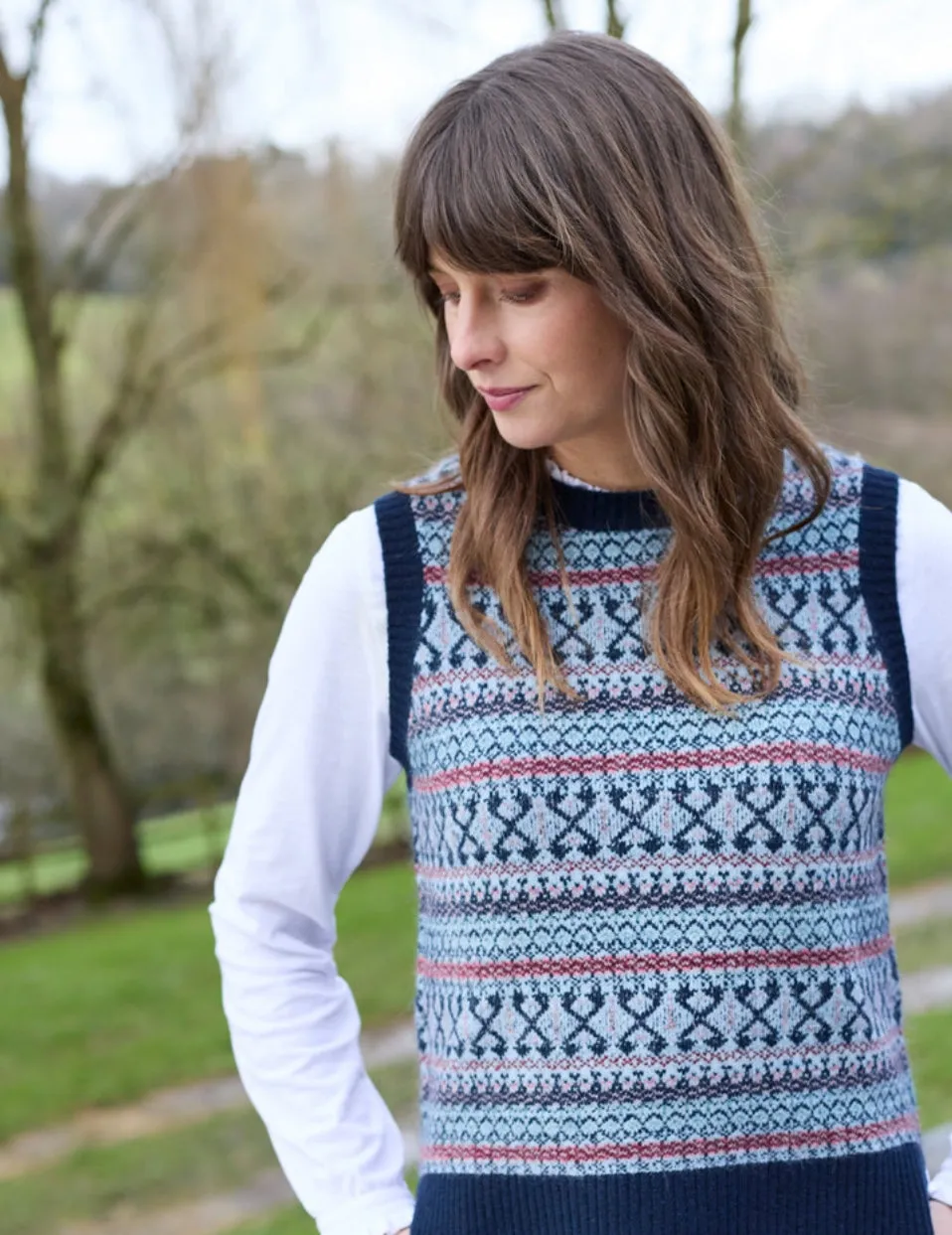 Fairisle Jazz Knit Tank