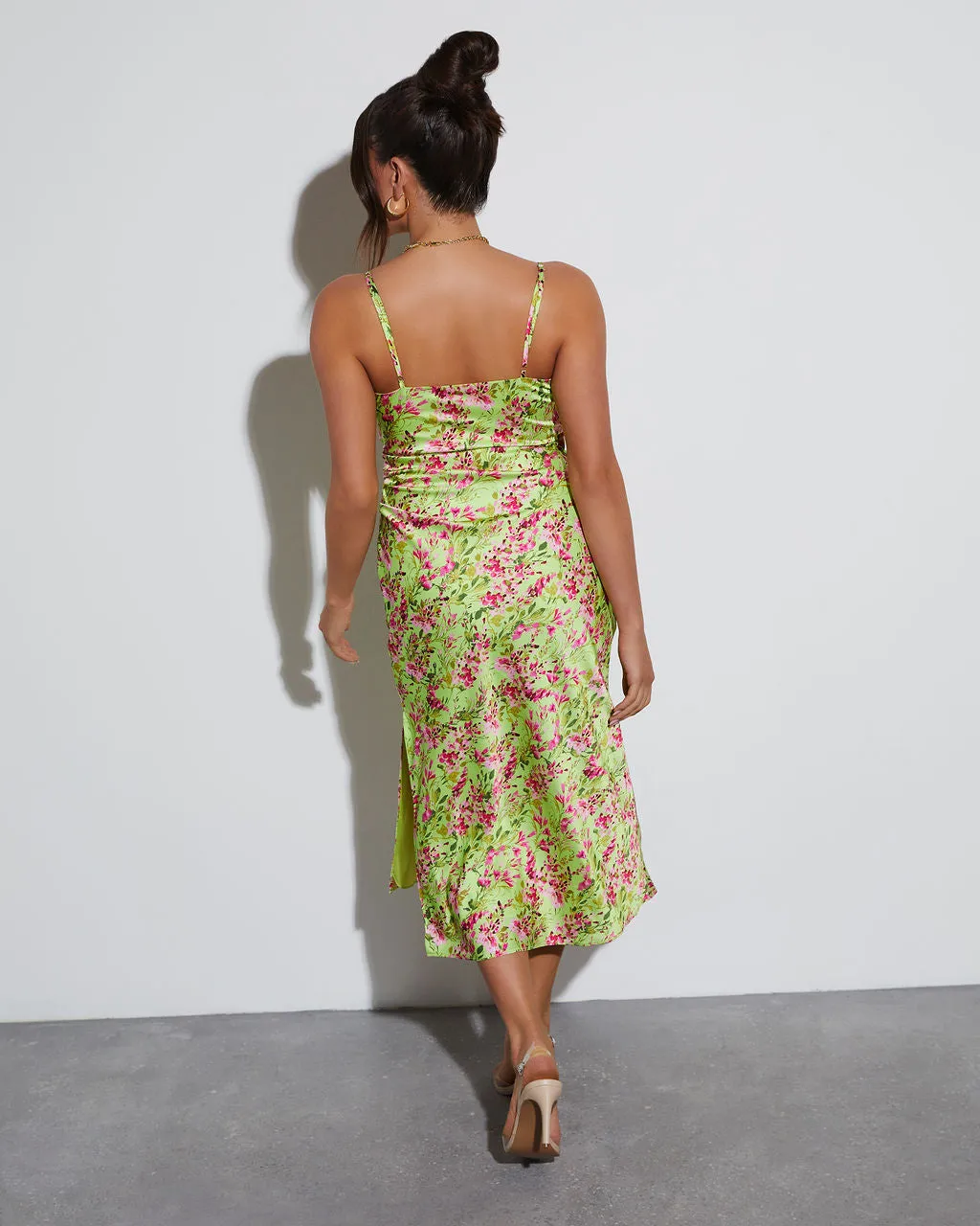 Fallbrook Slip Floral Midi Dress