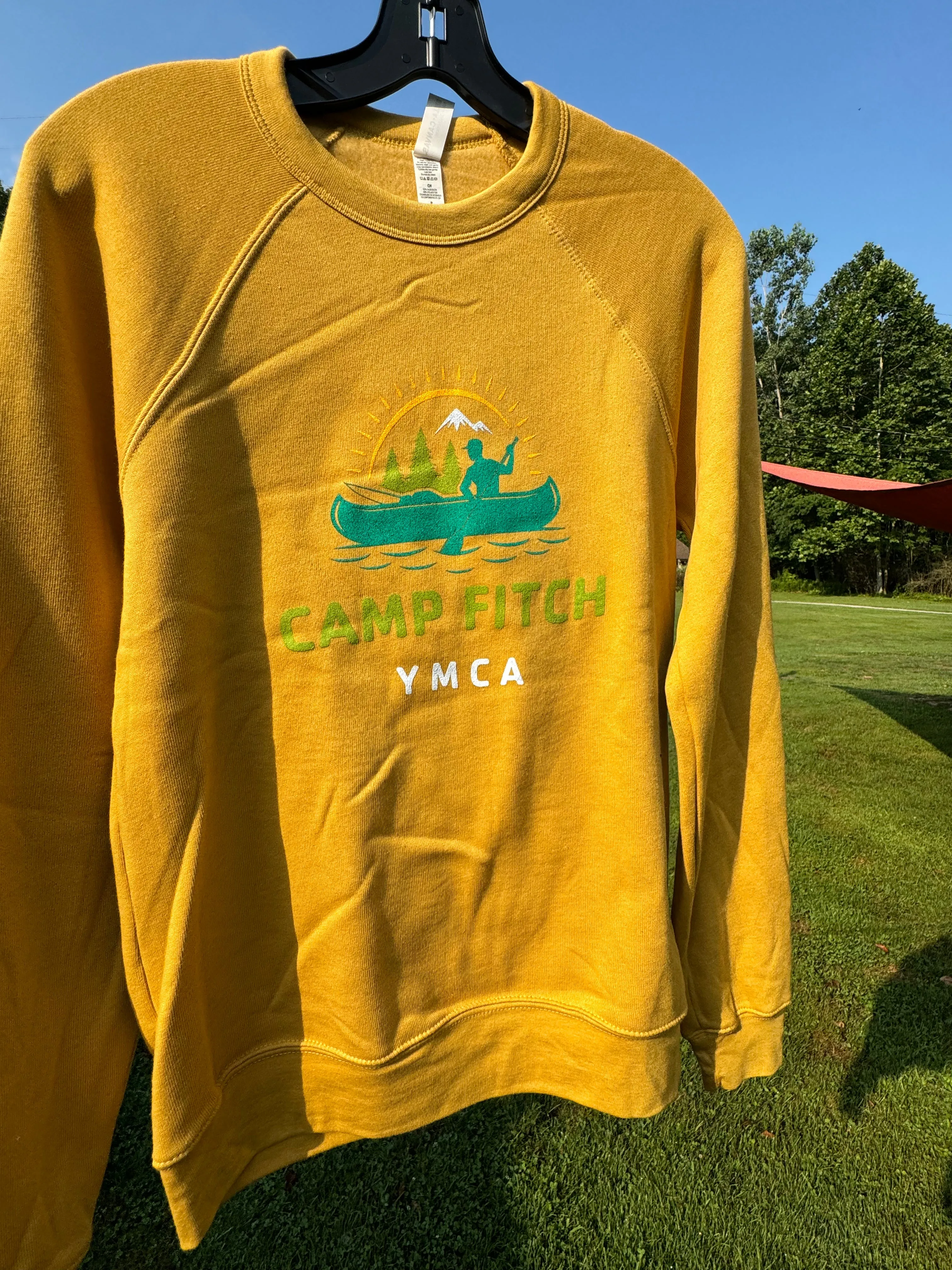 Fleece Raglan Crewneck Canoe Sweatshirt ADULT