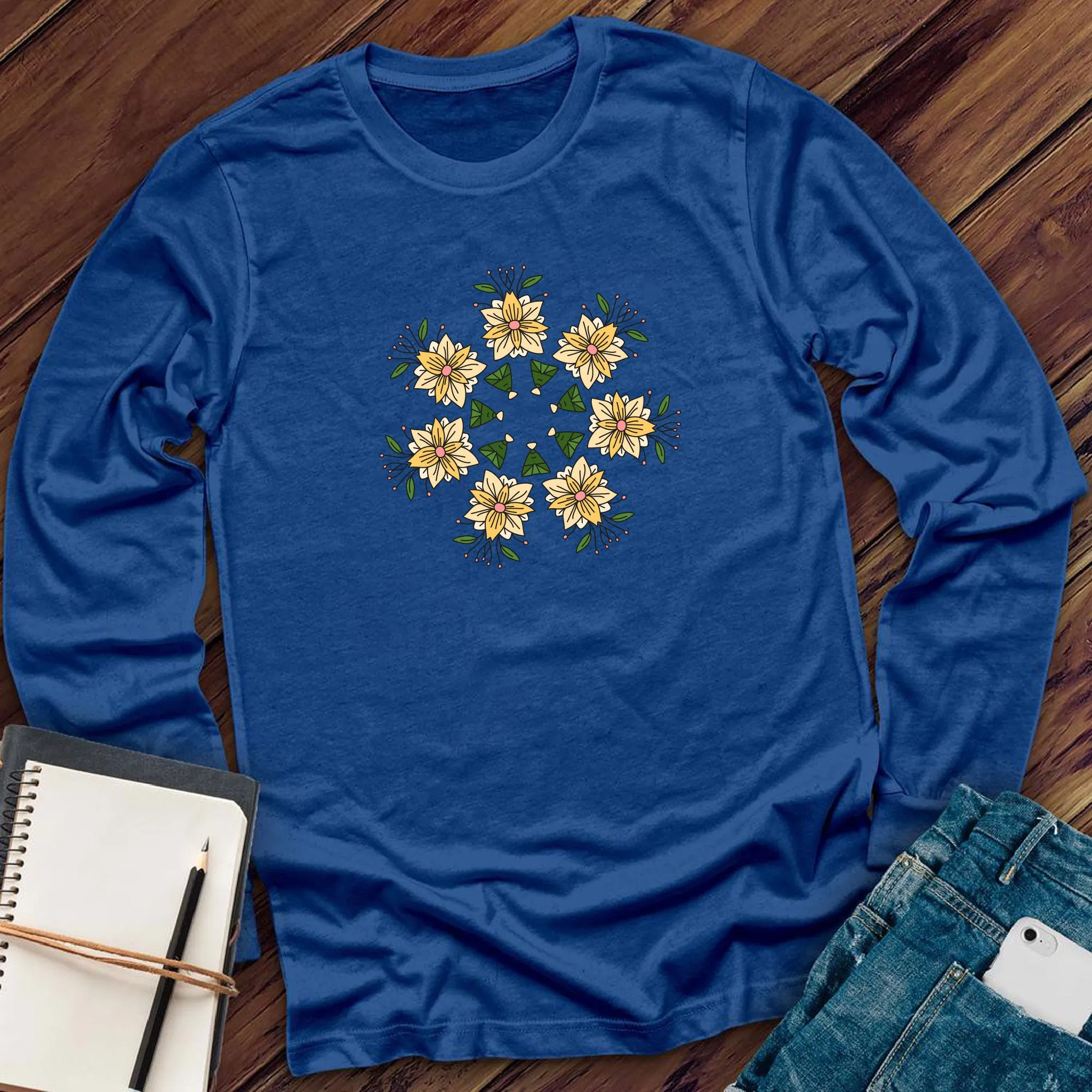 Floral Kaleidoscope Long Sleeve