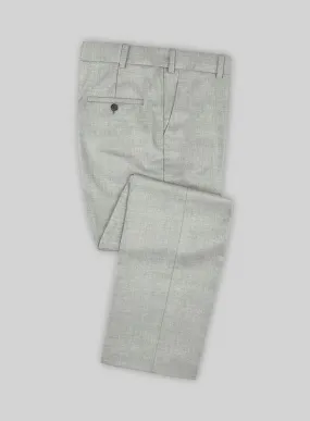 Fresco Light Gray Wool Pants