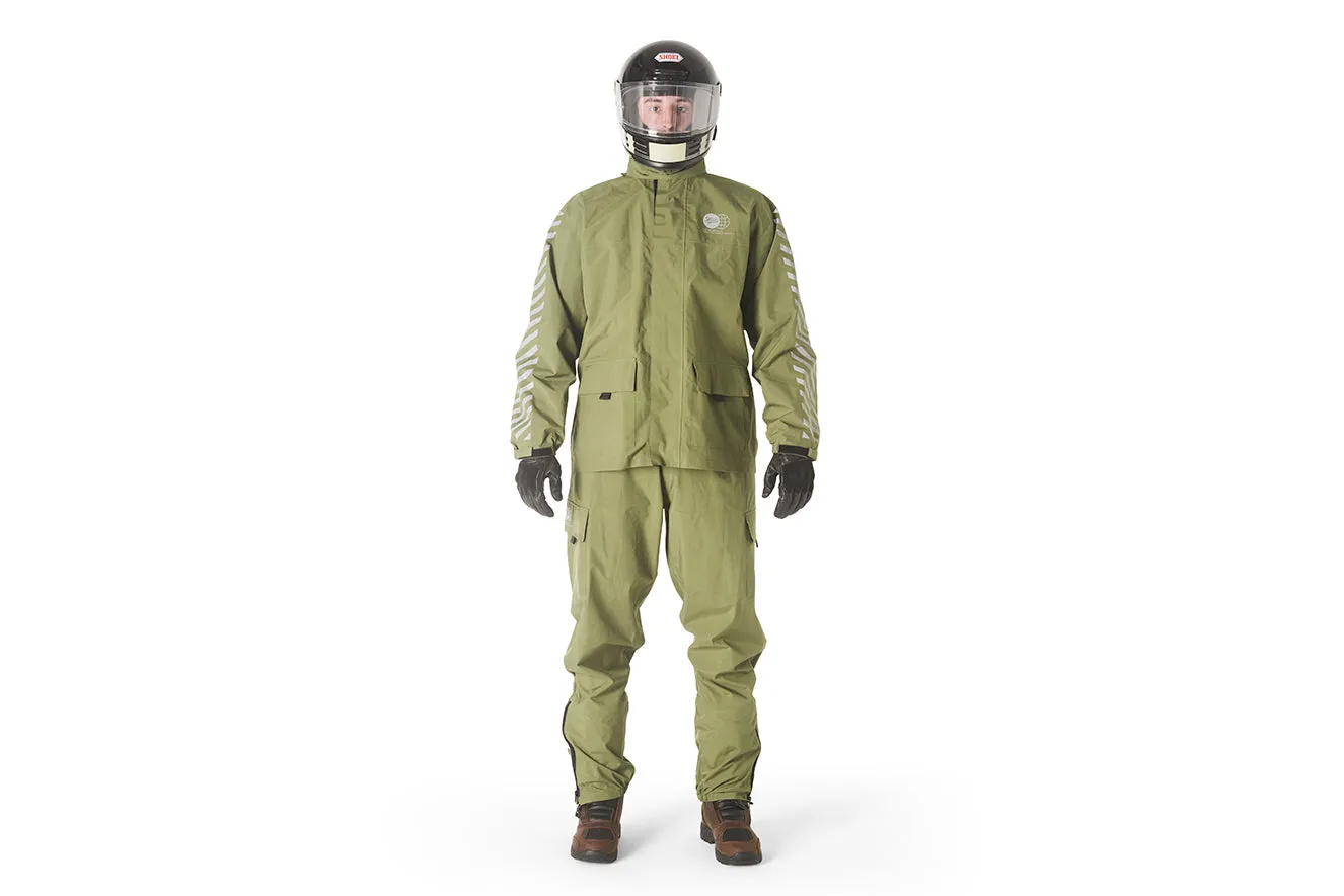 Fuel Motorcycles Rainer Rain Suit - Army