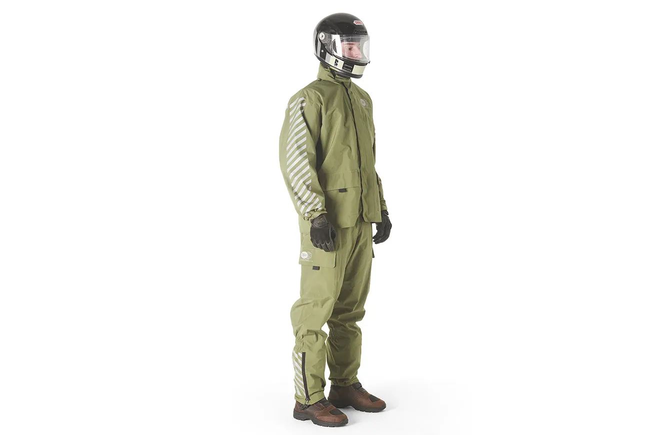 Fuel Motorcycles Rainer Rain Suit - Army