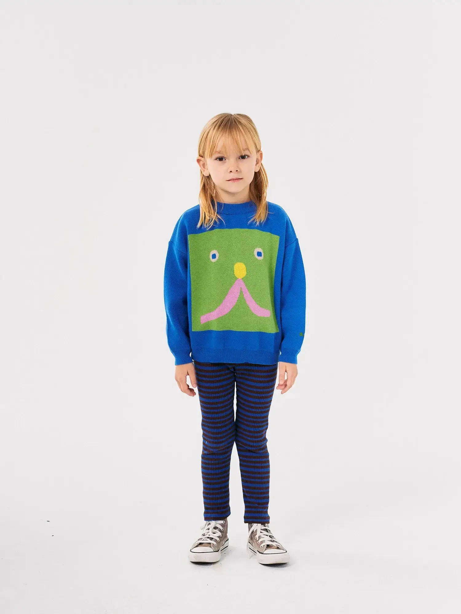 Funny Face jacquard jumper