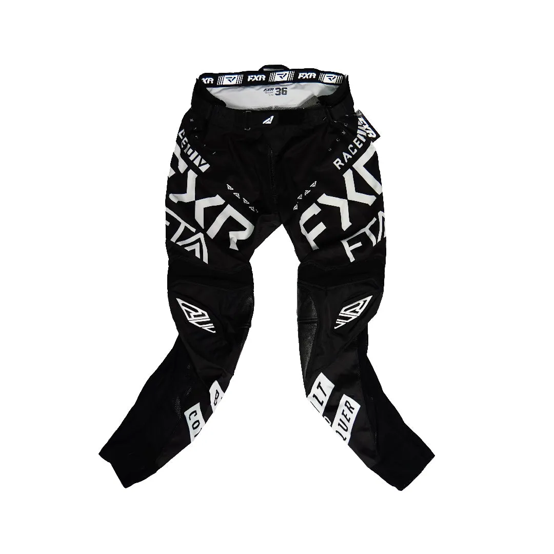 FXR Clutch Conquer Motocross Black White Pant