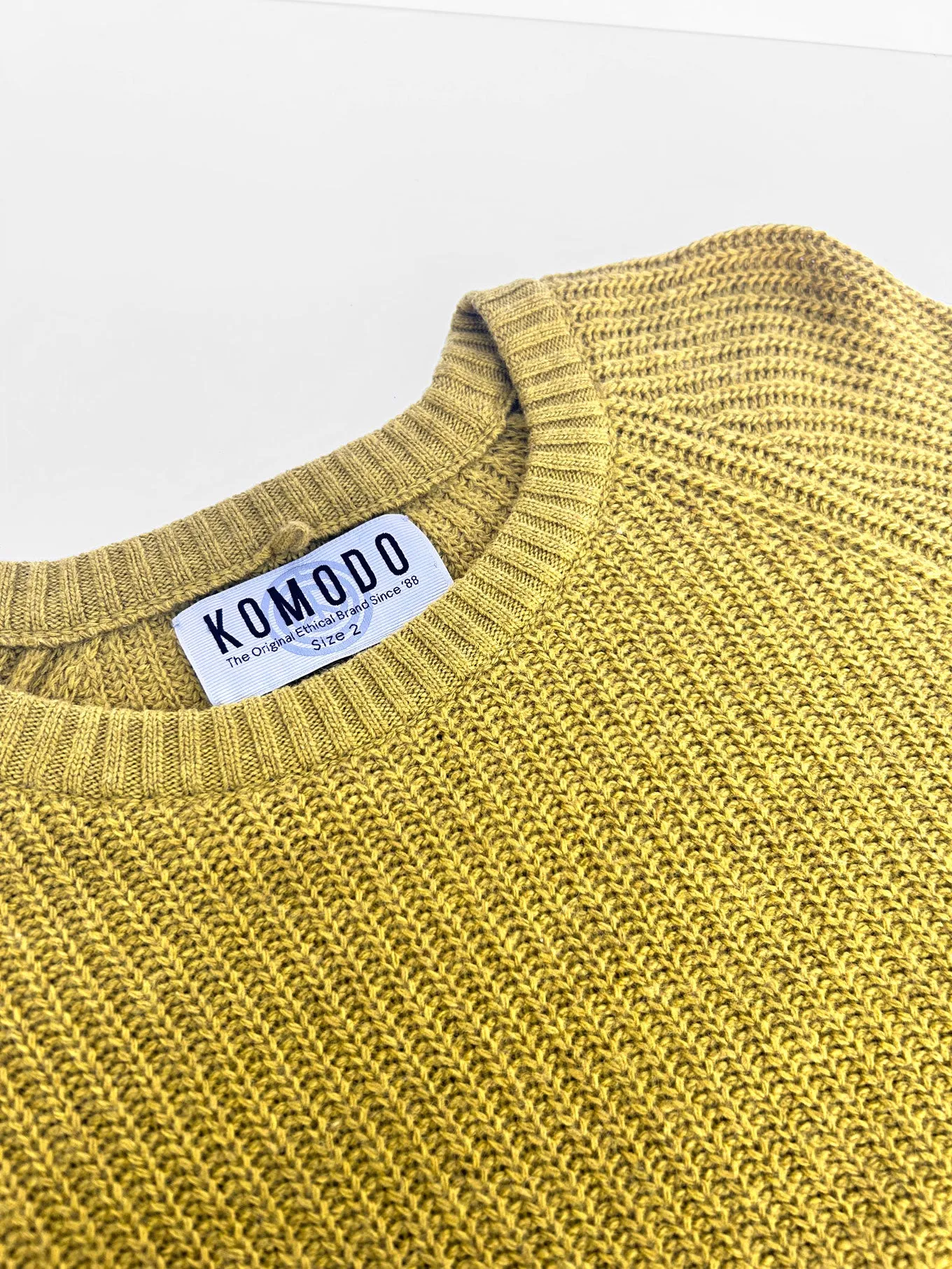 GIOVANNI Wool Blend Jumper - Mustard