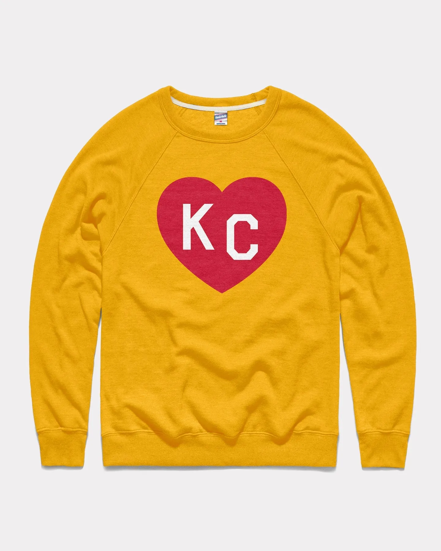 Gold & Red KC Heart Crewneck