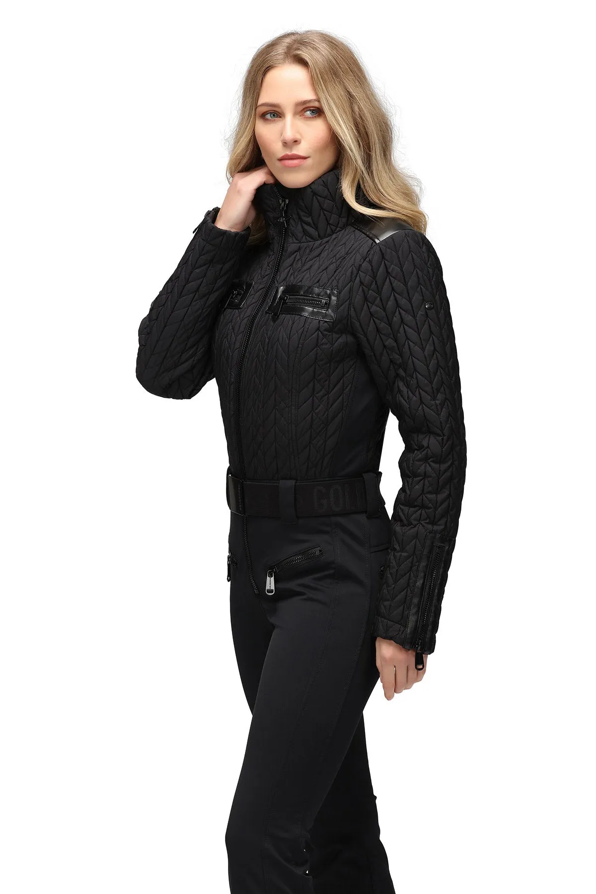 Goldbergh Vision All in One Ski Suit in Black