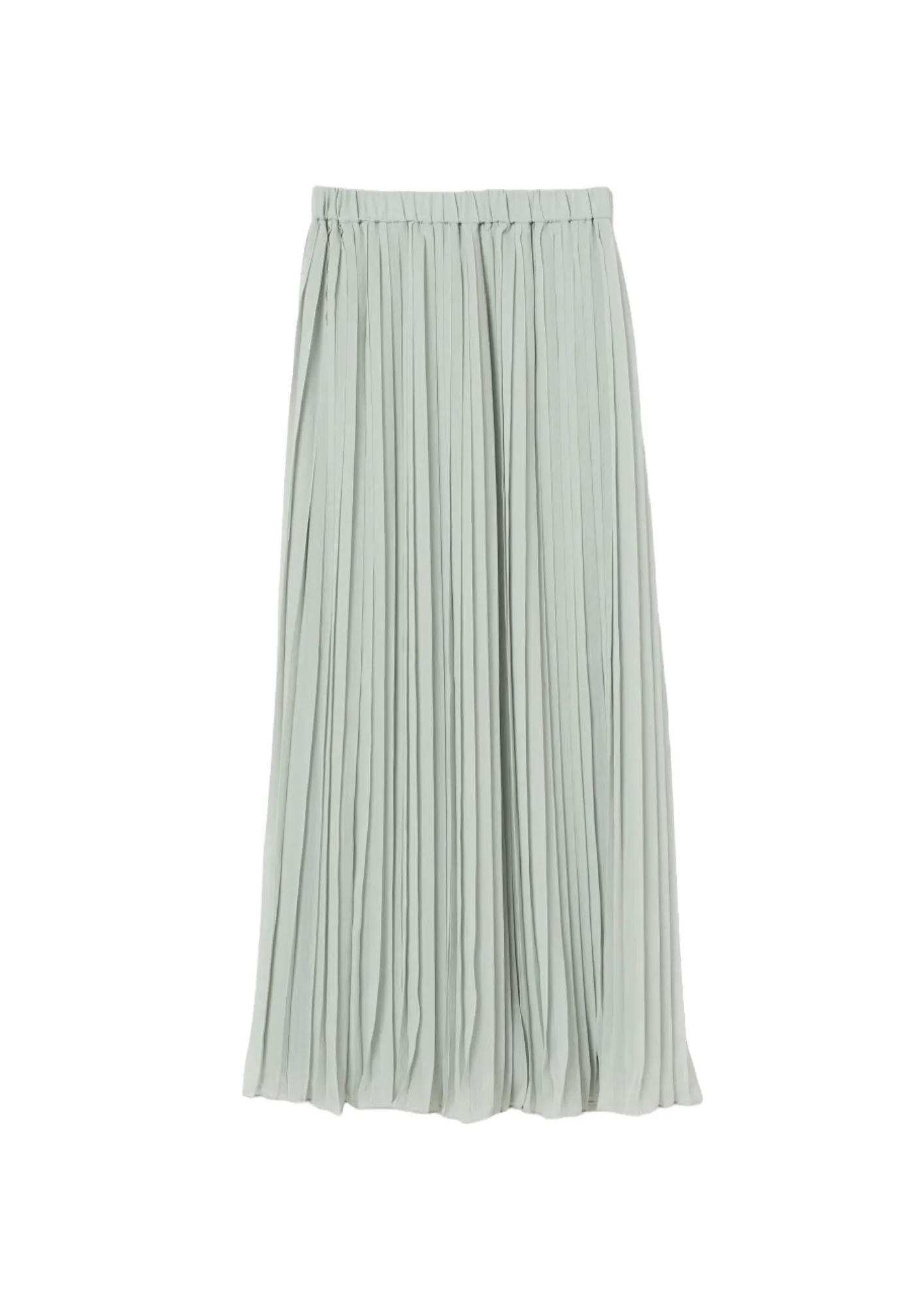 GREEN PLEATED SKIRT