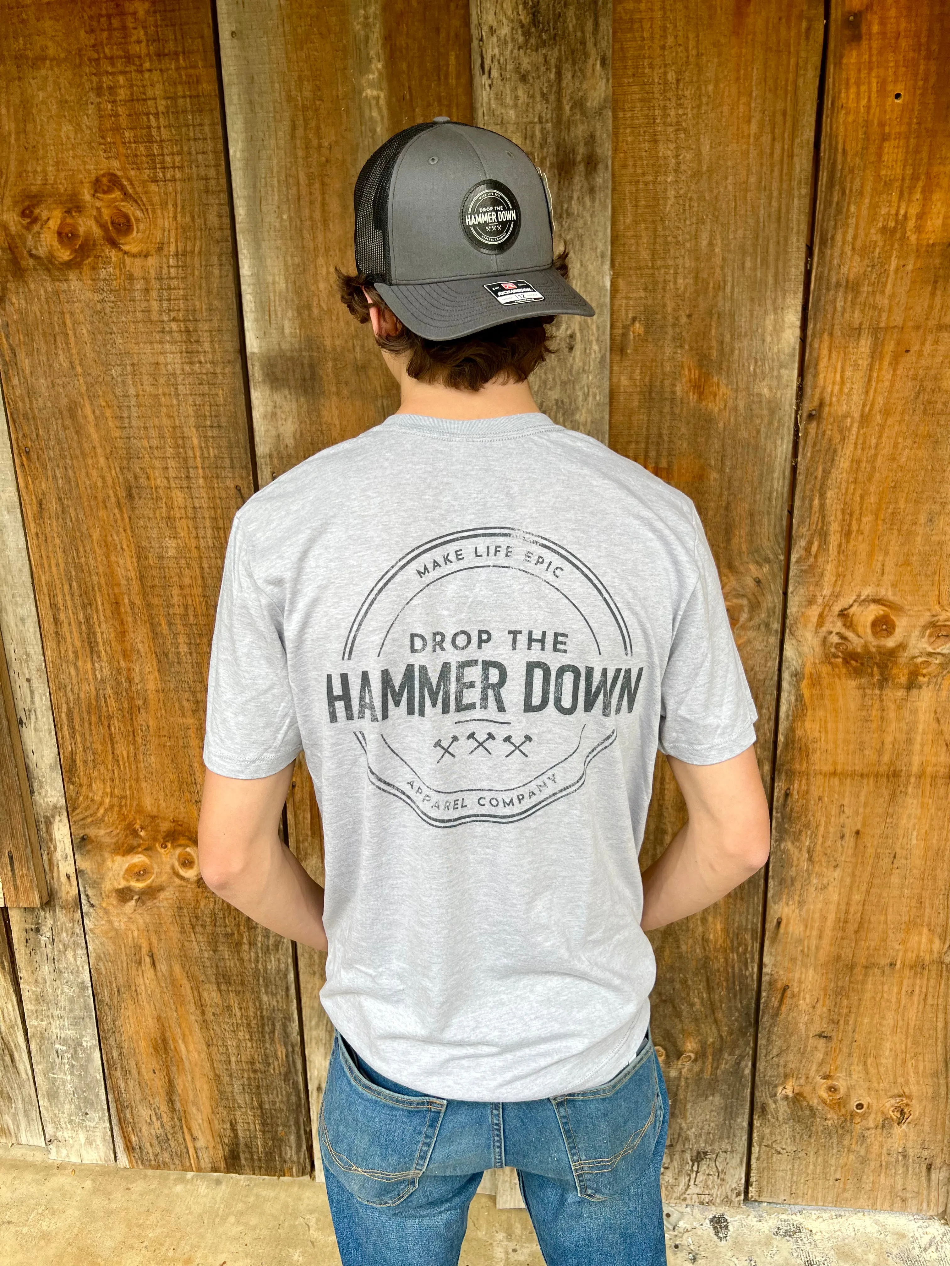 Hammer Down "HD Circle Stamp 23" Short Sleeve T-shirt - Seaside