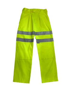 Hi Vis Arco Reflective Work Trousers Polycotton Grade A HVTRS01A