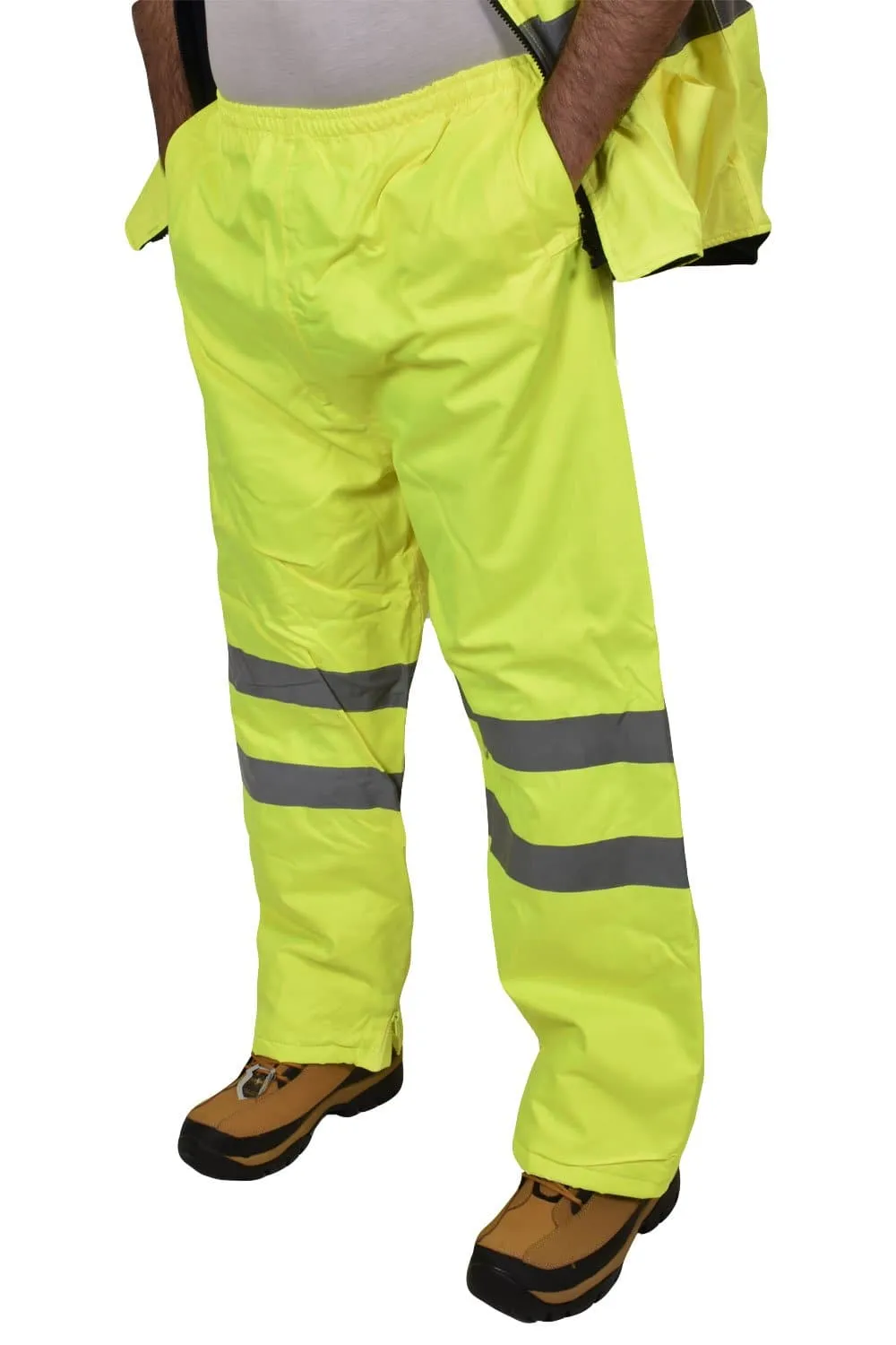 Hi Viz Yellow Padded Trousers - XL/2XL