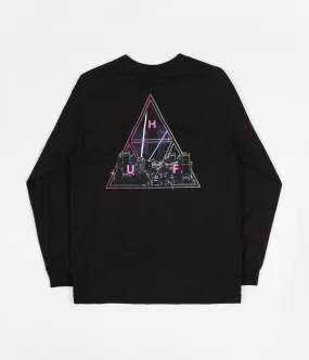 HUF Neo TT Long Sleeve T-Shirt - Black