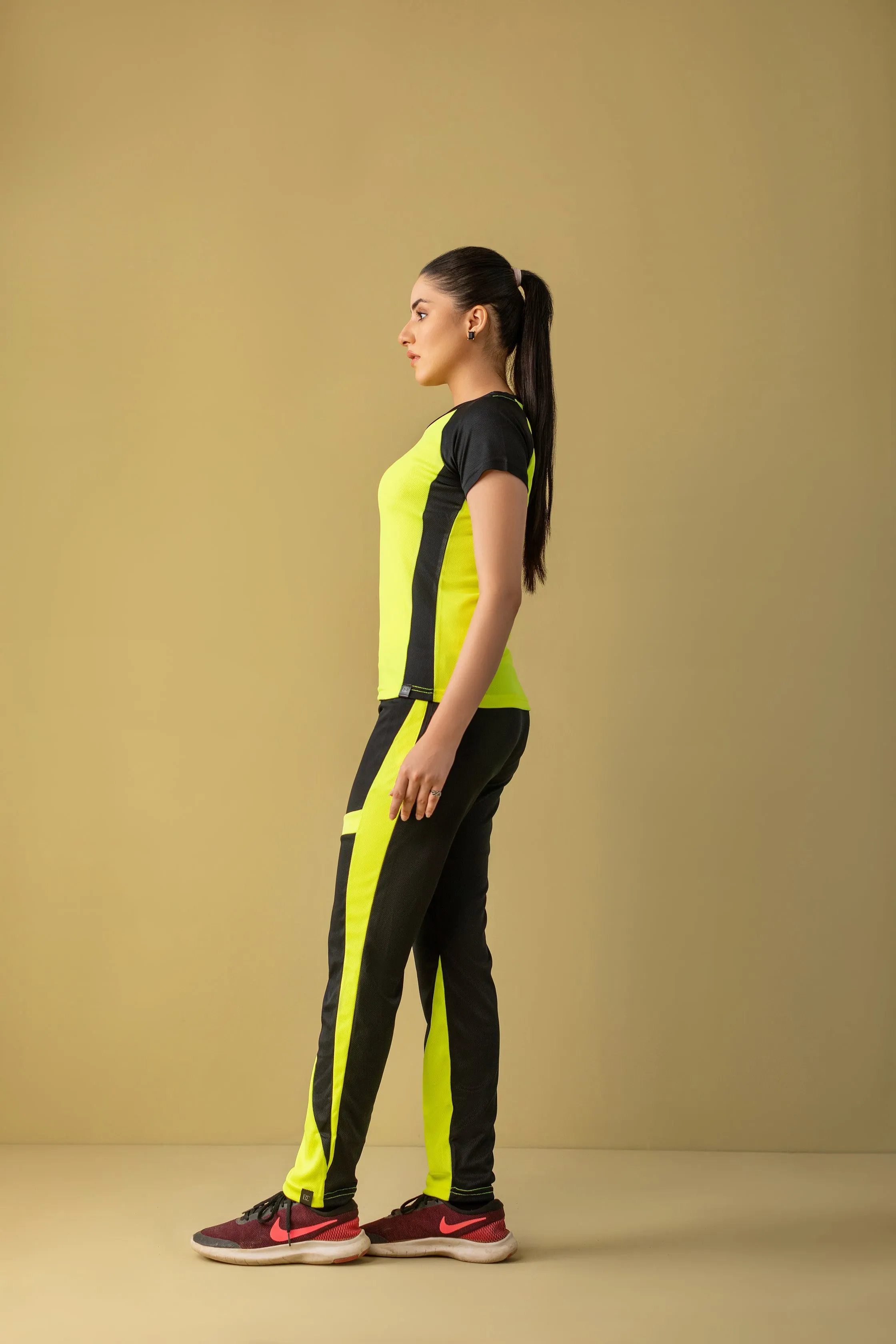 Ignite Your Performance Activewear Tracksuit (Neon and Black)