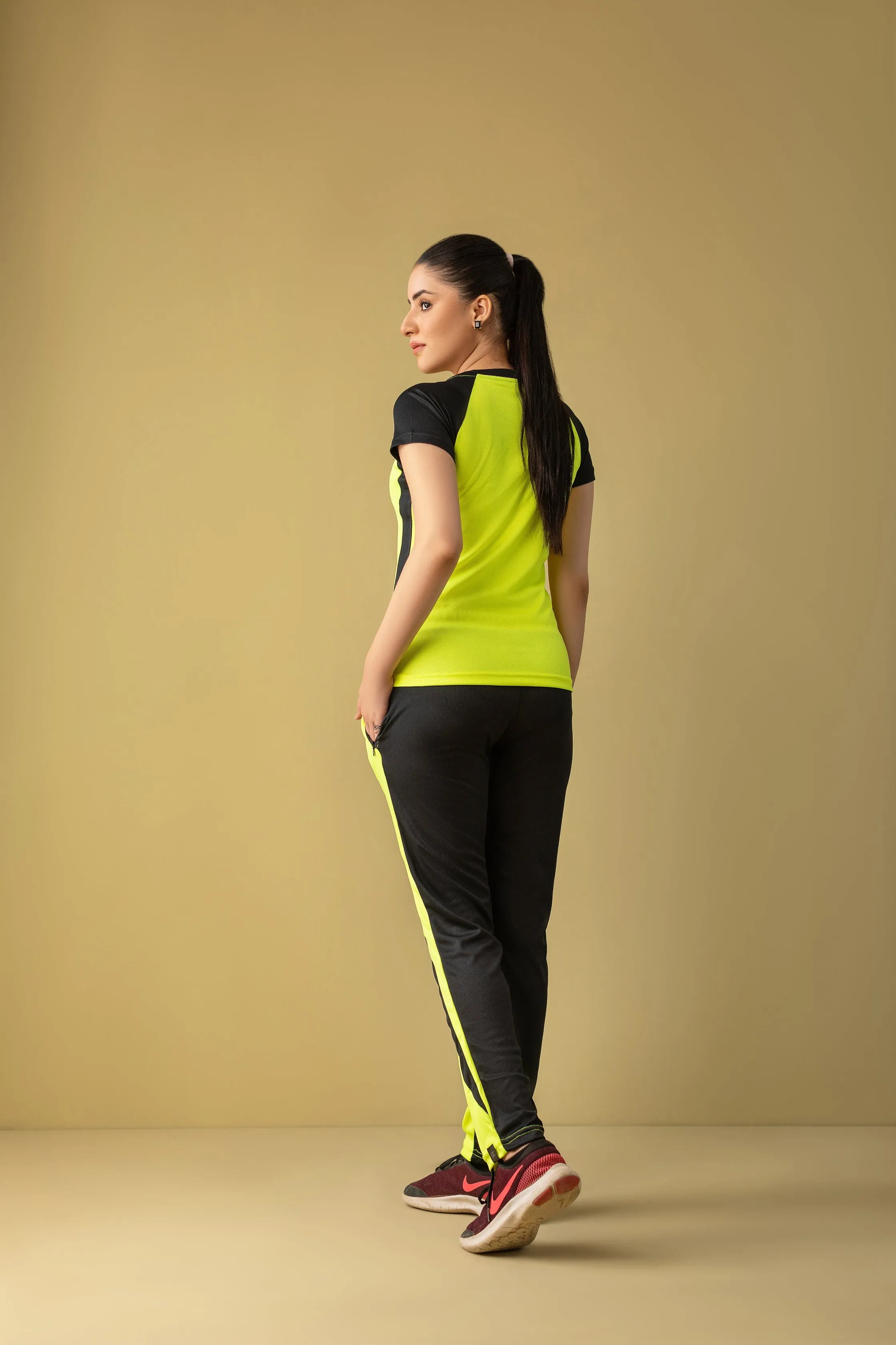 Ignite Your Performance Activewear Tracksuit (Neon and Black)