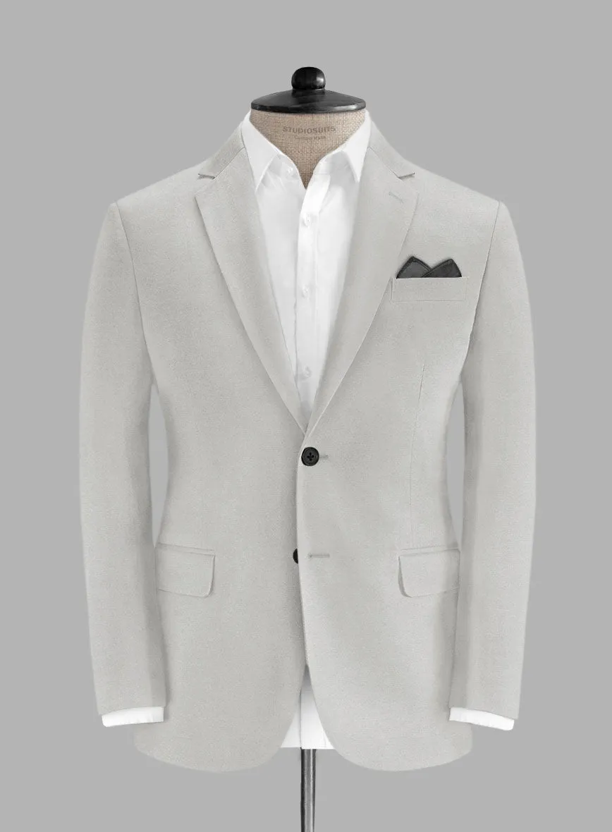 Italian Light Gray Cotton Suit