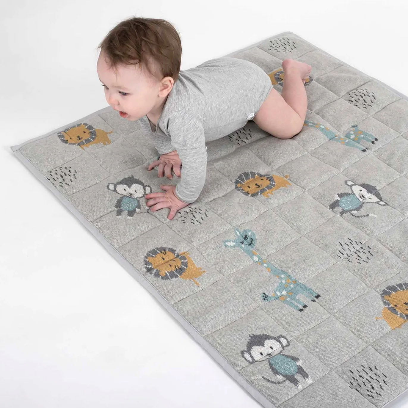 Jungle Friends Baby Play Mat Blanket Quilt