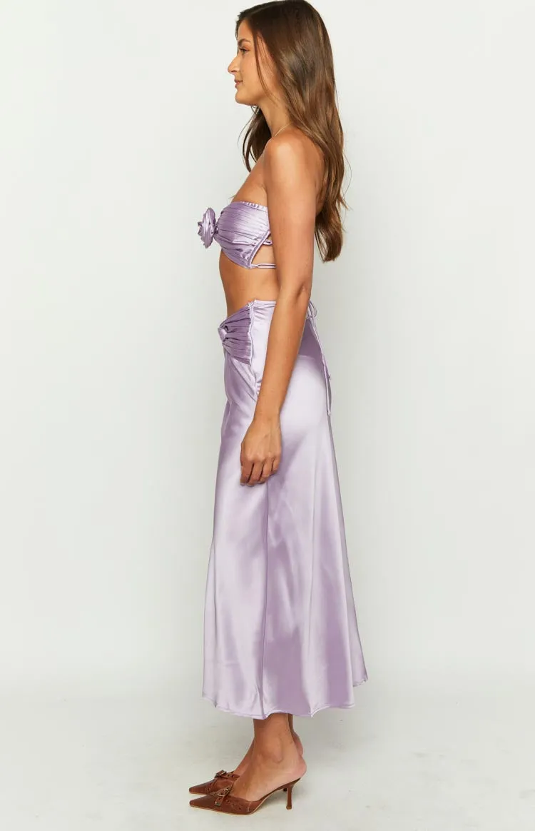 Kaylea Lilac Maxi Skirt