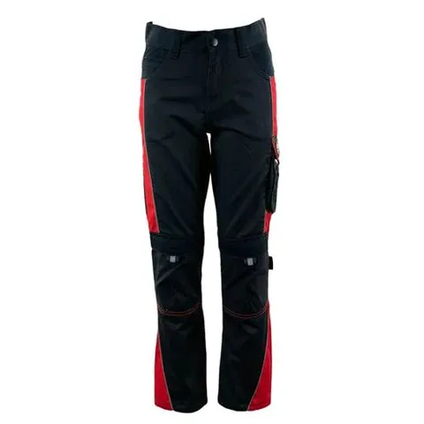 KIDS CARGO TROUSERS - RED