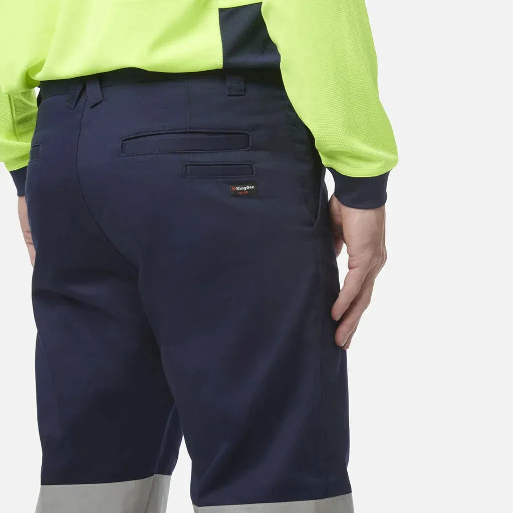 King Gee Originals Reflective Cotton Drill Work Pants (K53020)