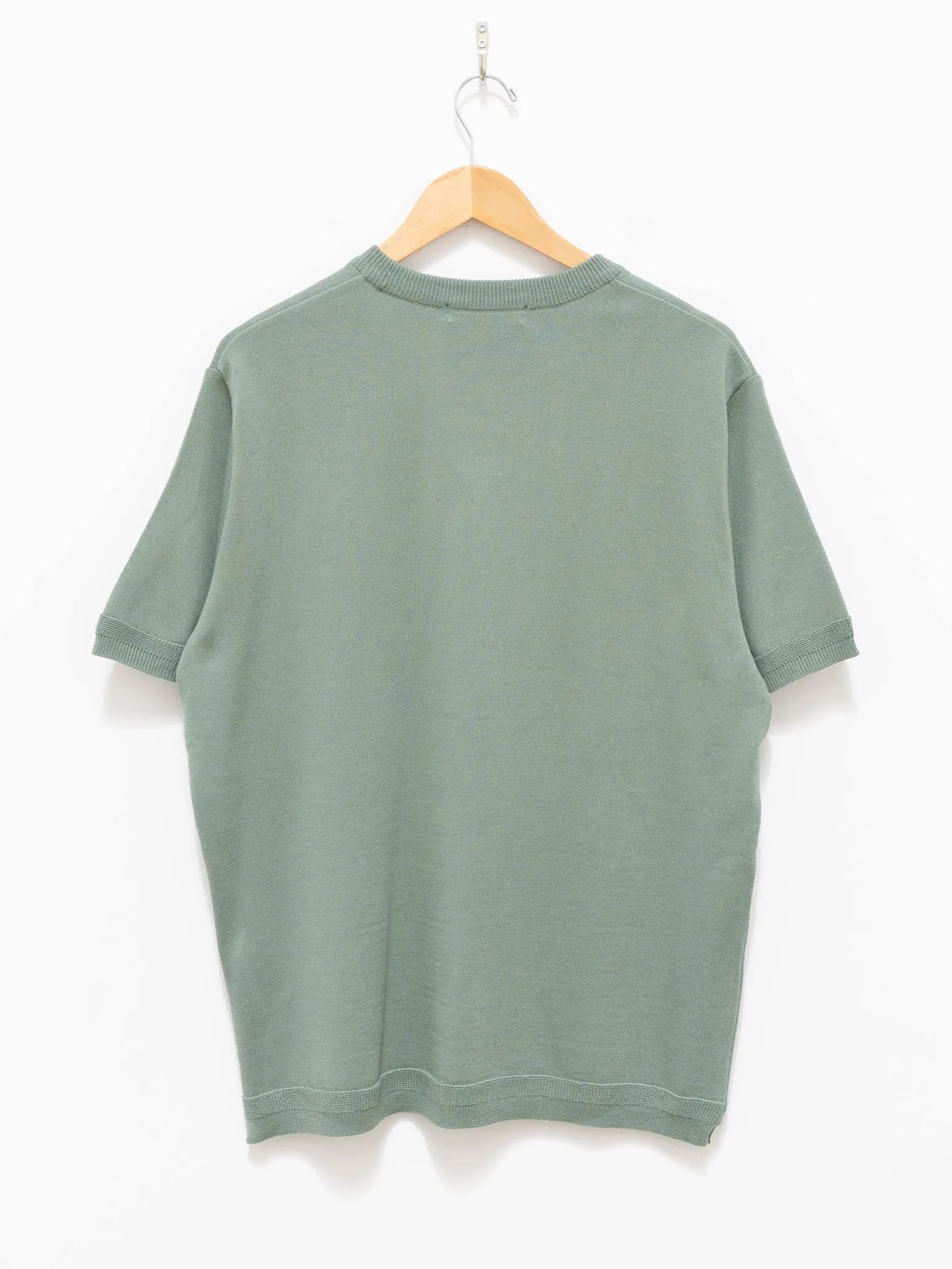 Knit T-Shirt - Matcha Green