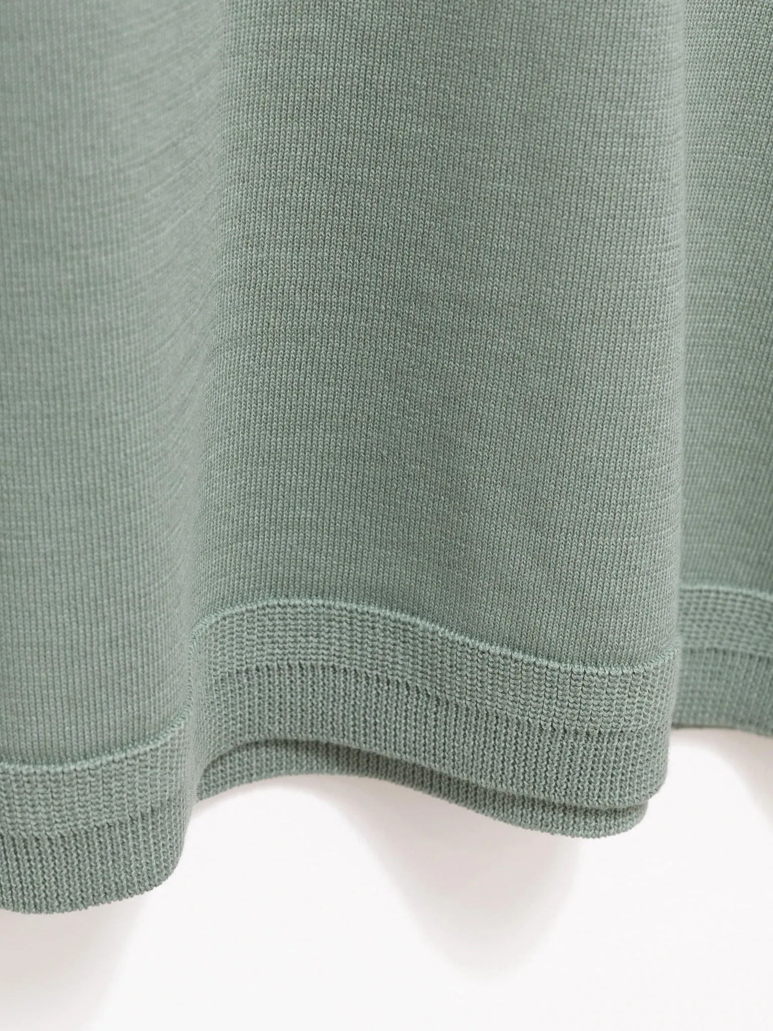 Knit T-Shirt - Matcha Green