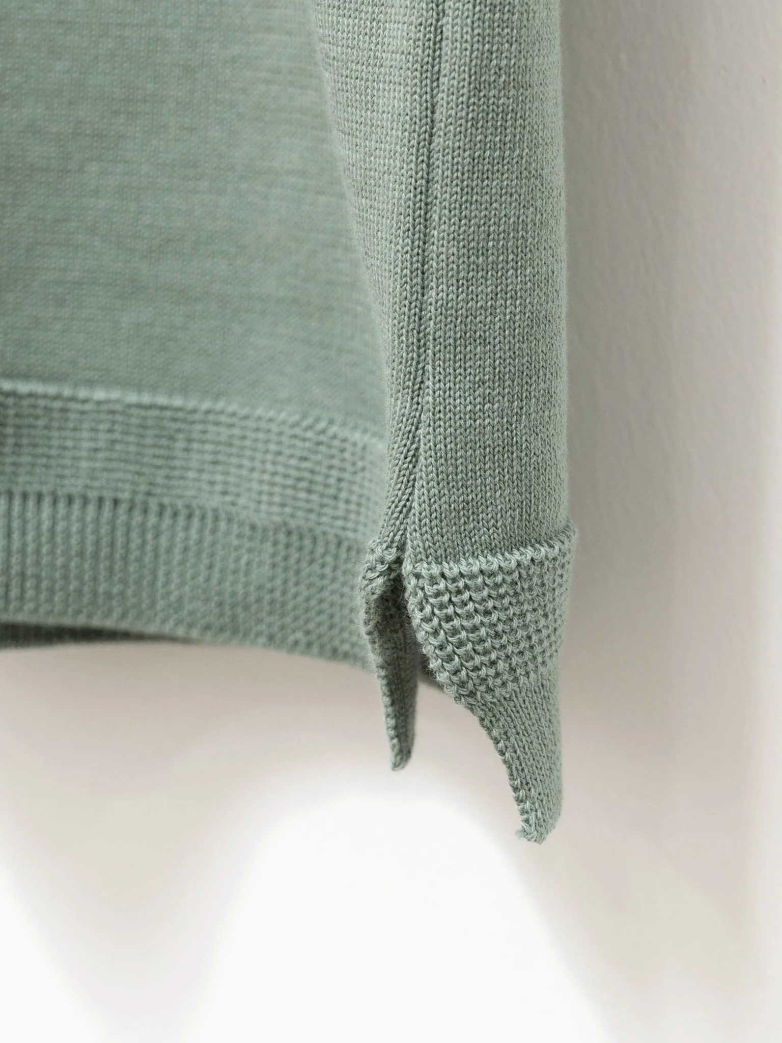 Knit T-Shirt - Matcha Green