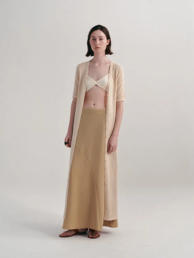 Korean Style Casual High-Waist A-Line Skirt