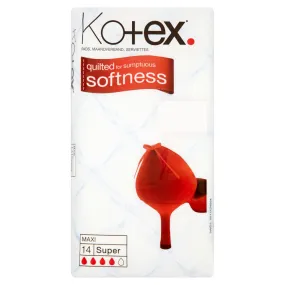 Kotex Maxi Super 14s (N)