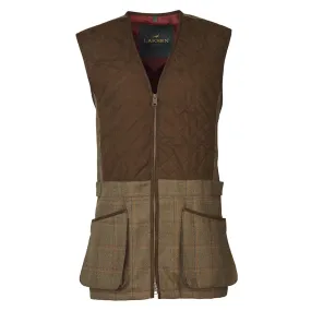 Laksen Woolston Tweed Glenogil Zip Shooting Vest