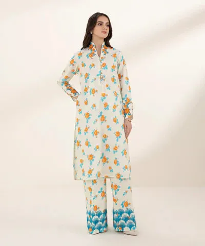 Lawn '24 - 2 Piece - Embroidered Lawn Suit 0U2Tedy24V13