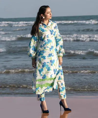 Lawn '24 - 2 Piece - Embroidered Lawn Suit 0U2Tedy24V15