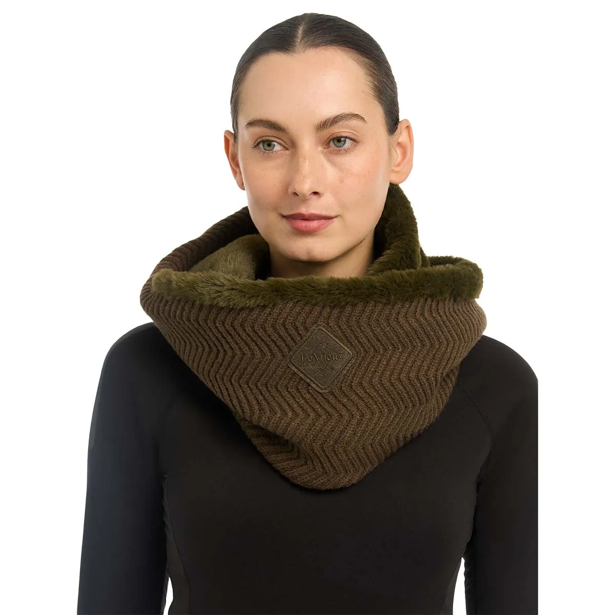 LeMieux Lila Snood Knit Fur Ladies Scarf