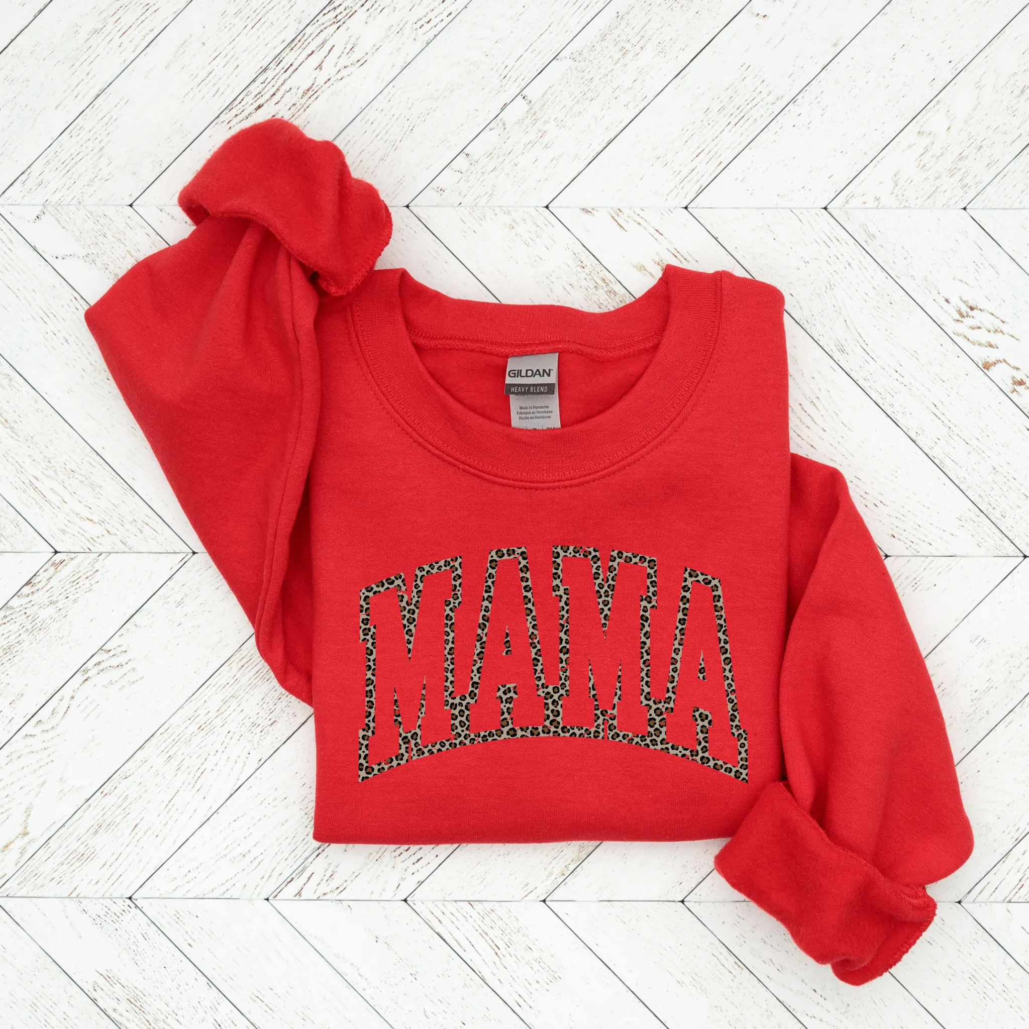 Leopard Mama Crewneck Sweatshirt