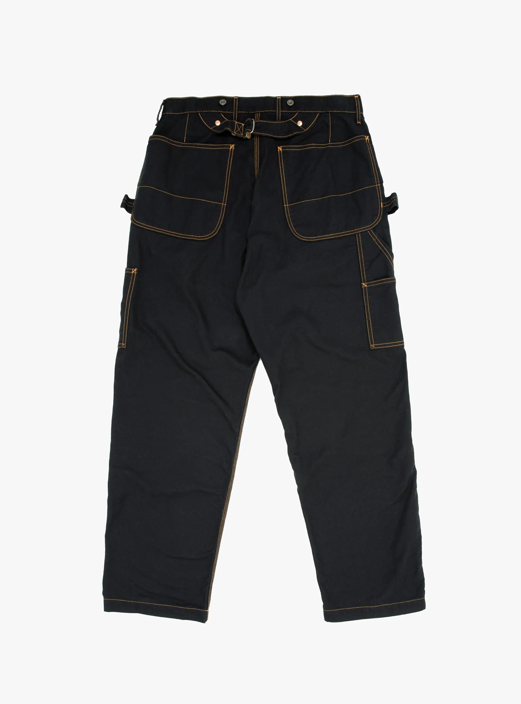 Light Canvas Lumber Pants Black