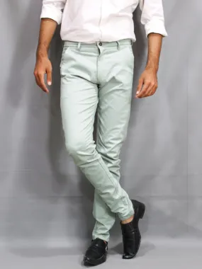 Light Grey Cotton Chino Pant For Men MCP08