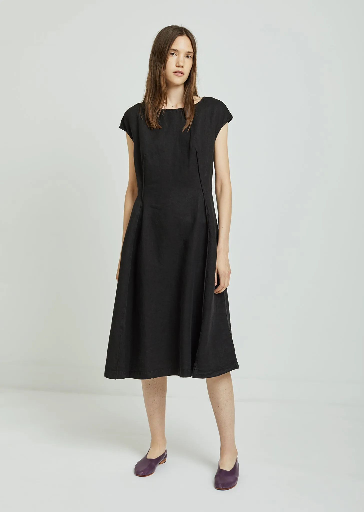 Linen A-Line Dress