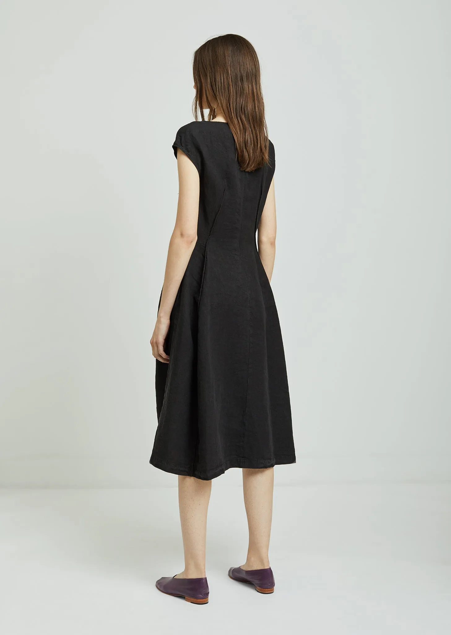 Linen A-Line Dress