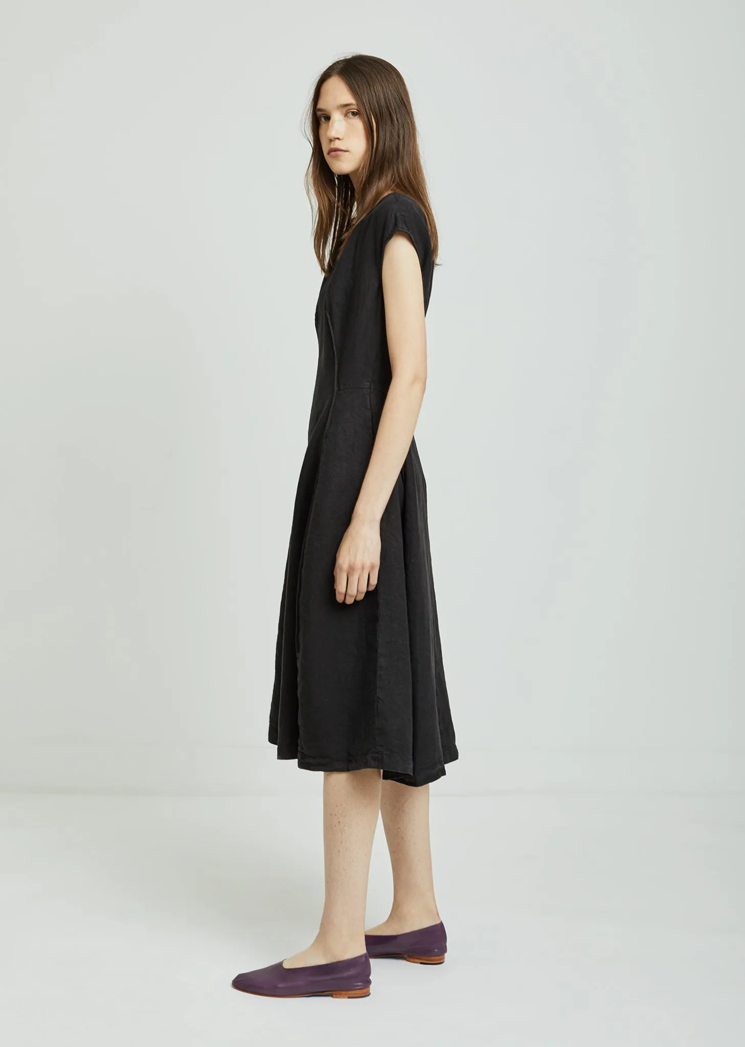 Linen A-Line Dress