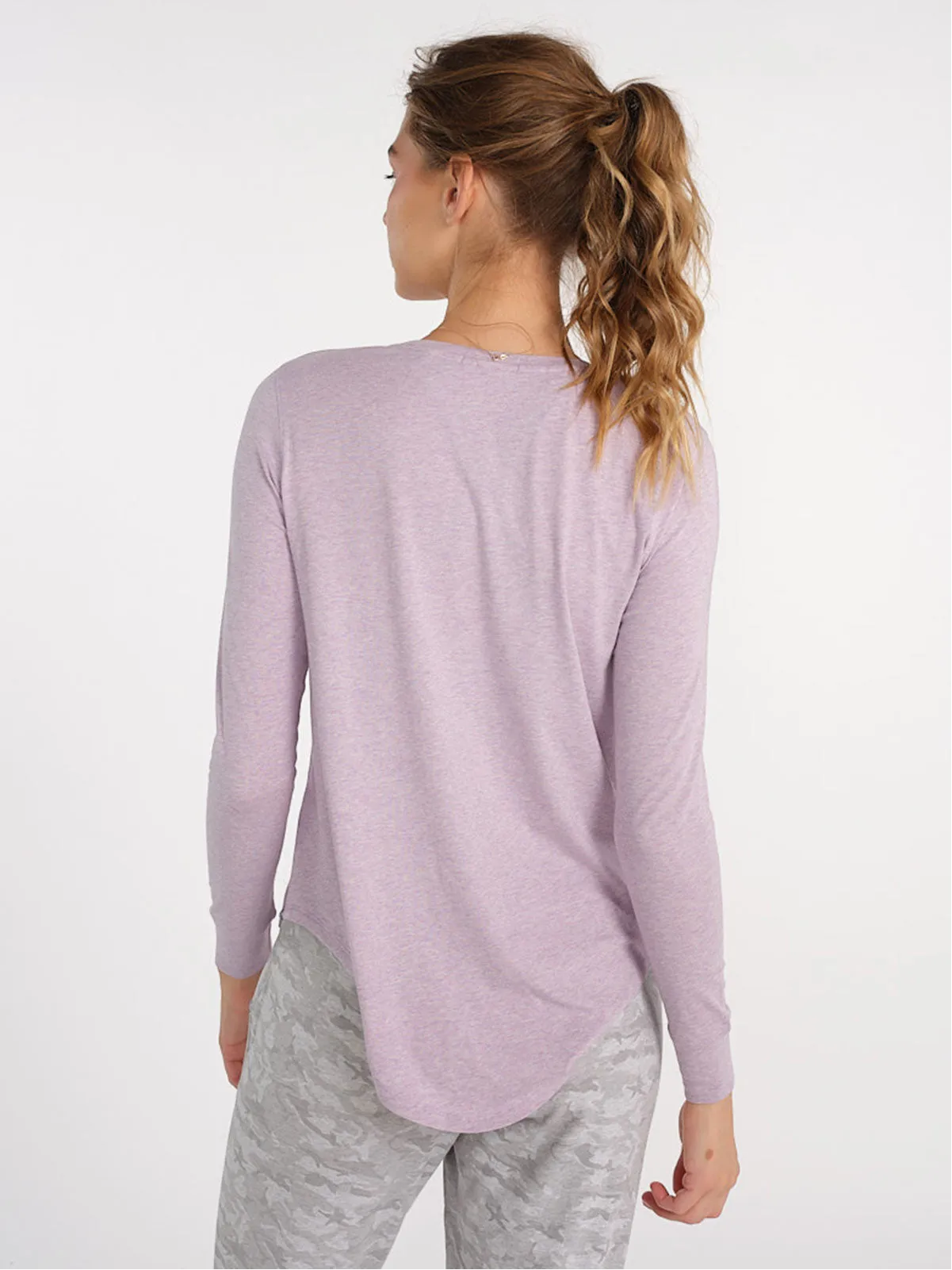 Longline Long Sleeve T-Shirt - TCU