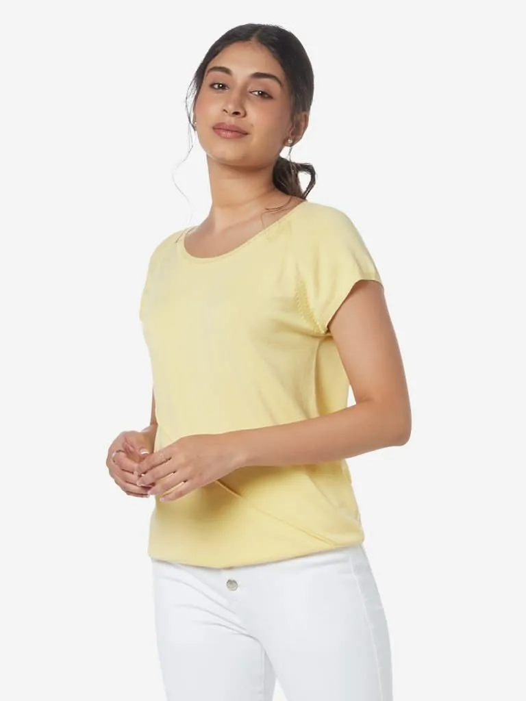 LOV Yellow Crewneck T-Shirt