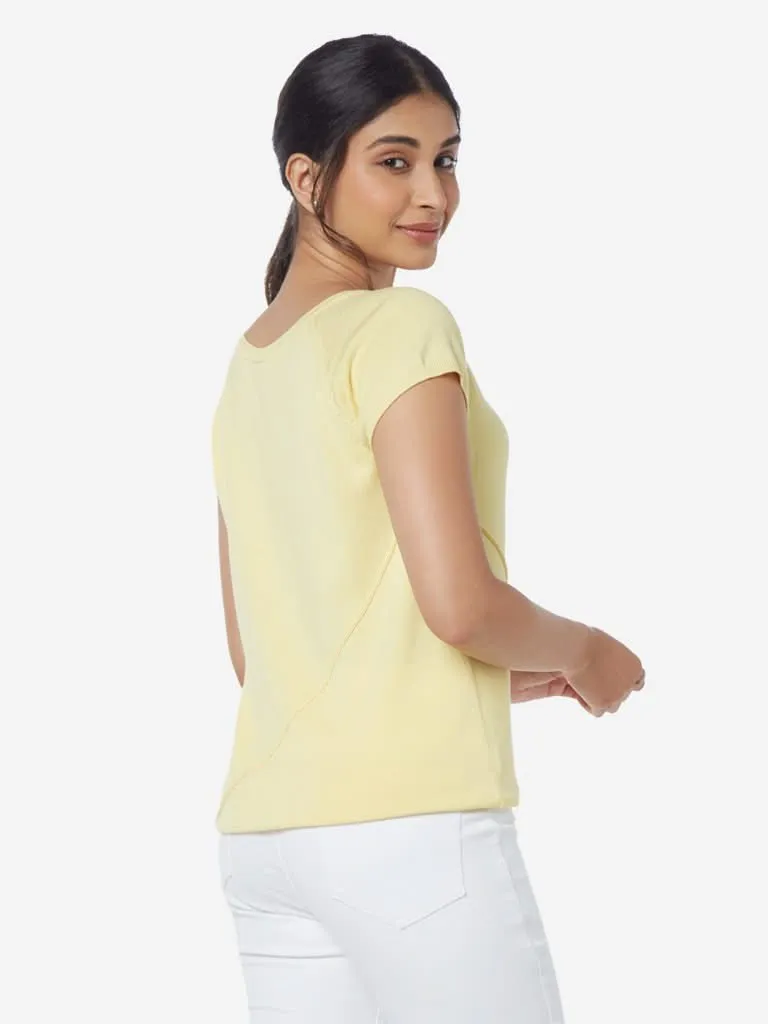 LOV Yellow Crewneck T-Shirt