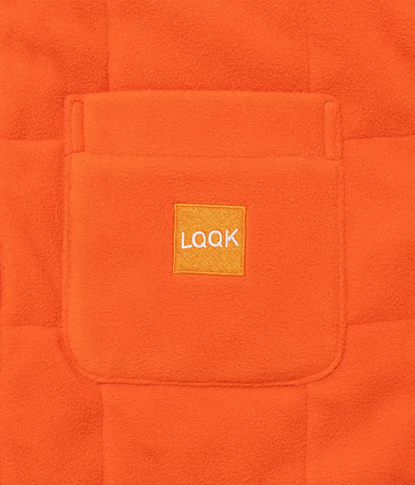 LQQK Studio/QUILTED BUTTON DOWN (ORANGE)