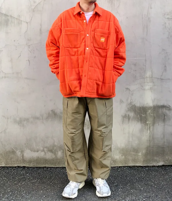 LQQK Studio/QUILTED BUTTON DOWN (ORANGE)