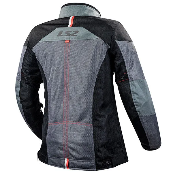 LS2 Ladies Alba Textile Jacket - Dark Grey