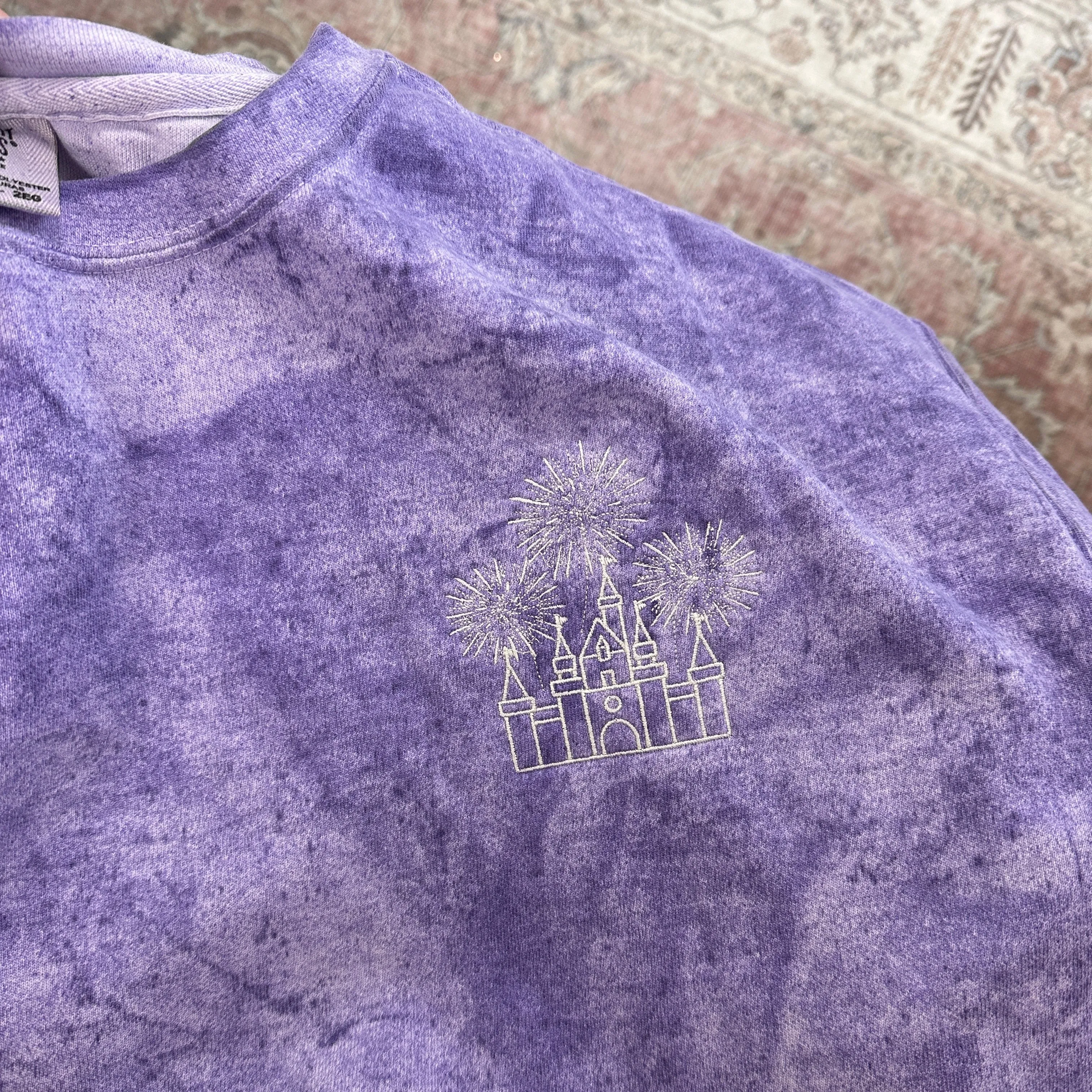 Magical Castle on Amethyst Comfort Colors Sweatshirt