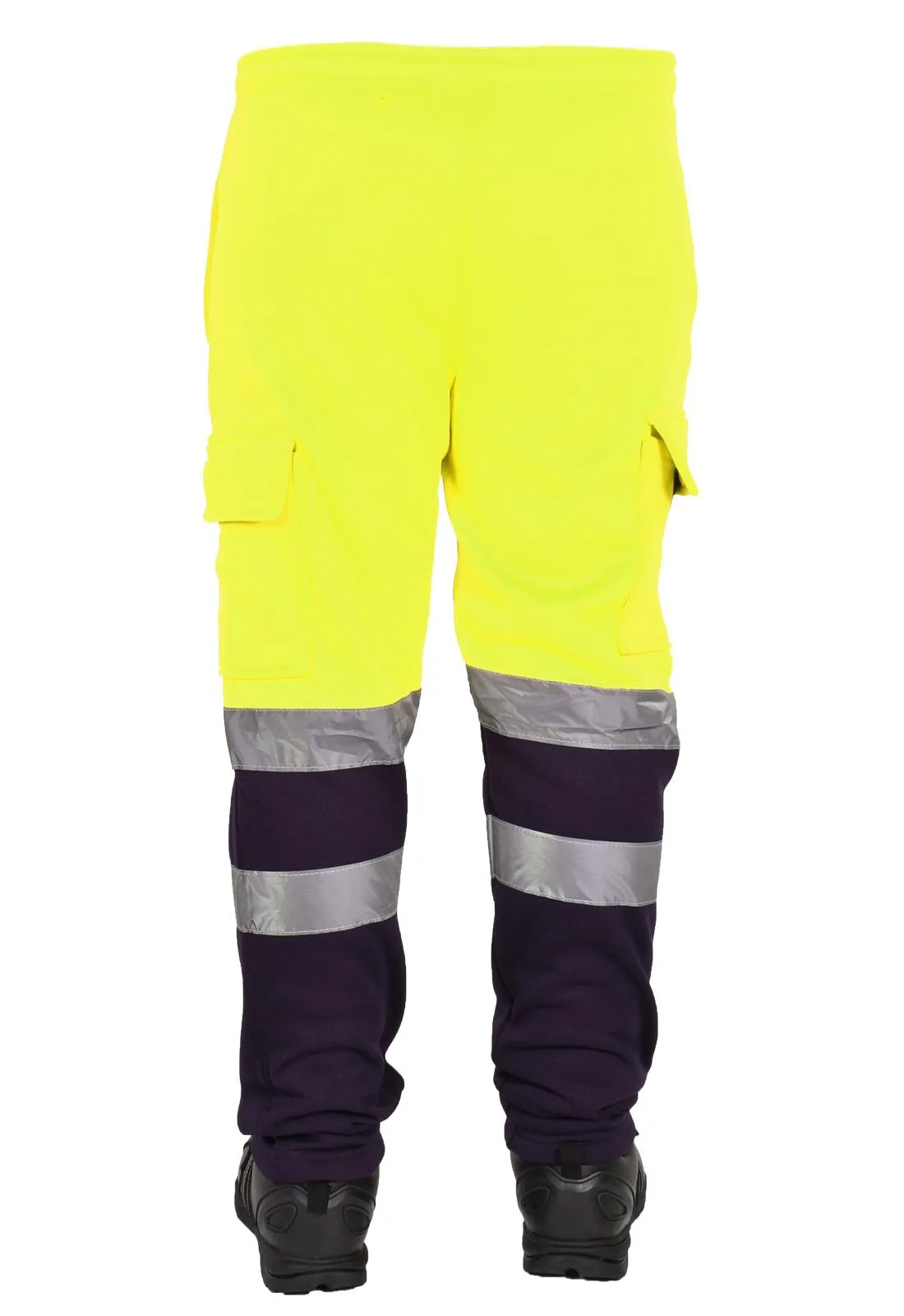 Mens Elasticated Comfort Fit Hi Viz Bottom