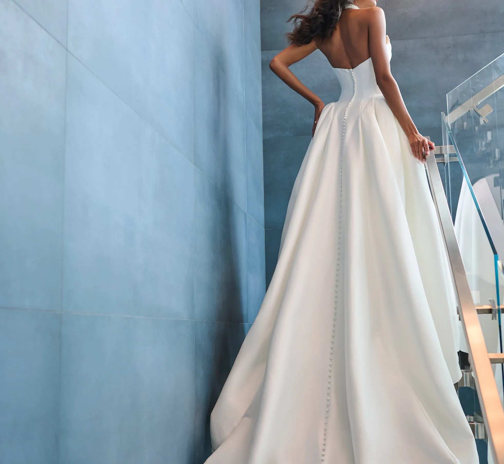 Mikado Ball Gown in Ivory